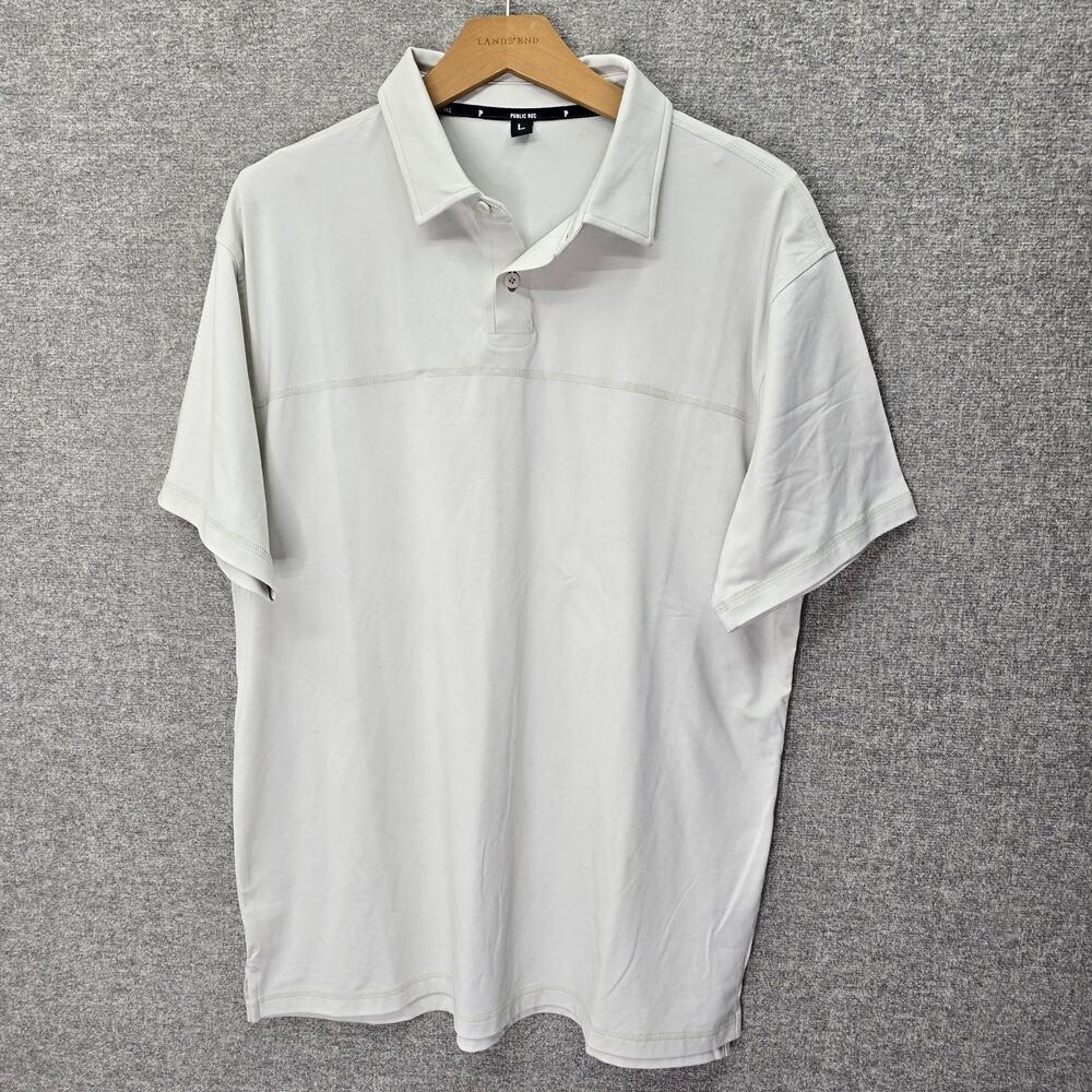 PUBLIC REC MENS POLO SHIRT, SIZE L
